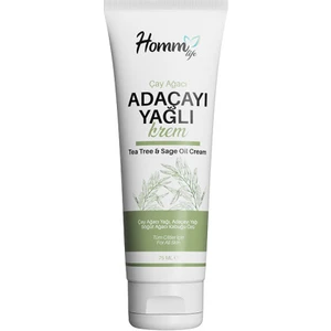 Homm Bitkisel Homm Life Çay Ağacı Adaçayı Yağlı Krem 75 ml