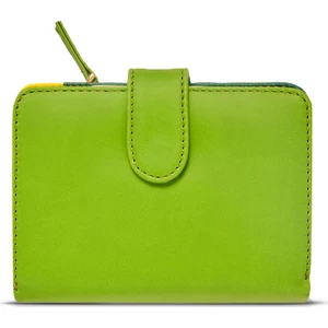 Case Look Kadın Deri Yeşil Renkli Çıtçıtlı Cüzdan Paris 05
