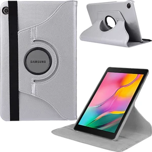 Smart Tech Samsung Galaxy Tab T290 Için 8" Dönerli Tablet Kılıfı Gümüş