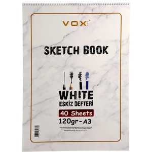 Vox Art 120 gr Eskiz Çizim Defteri A 3 40 Yaprak
