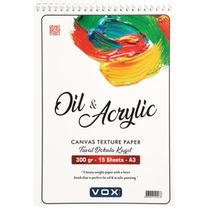Vox Art 300 gr Akrilik Boya Defteri A3 15 Yaprak