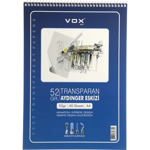Vox Art 52 gr Aydınger Eskiz Defteri A4 40 Yaprak