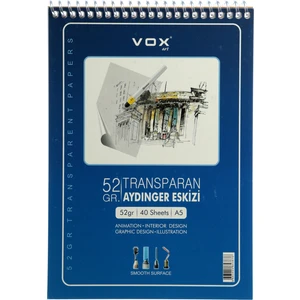 Vox Art 52 gr Aydınger Eskiz Defteri A5 40 Yaprak