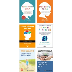 Diyojen Yayıncılık Bütün Beyinli Çocuk + Evet Beyinli Çocuk / Daniel J. Siegel + Çocuğun Duygusal Dünyası + Yetenekli Çocuğun Dramı + Geliştiren Anne Baba + Başarıya Götüren Aile / Doğan Cüceloğlu