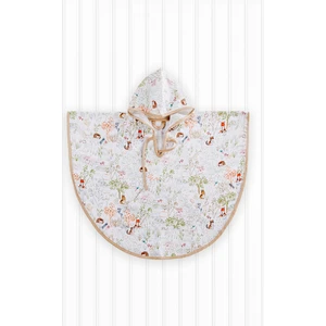 Tinylamb Garden Bambu - Pamuk Kapşonlu Müslin Panço - Çocuk Pançosu