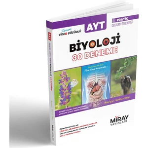 Miray Yayınları AYT Biyoloji Konu Özetli 30 Deneme