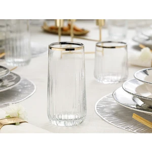 English Home Puget Cam 4'lü Meşrubat Bardağı 360 ml Gold
