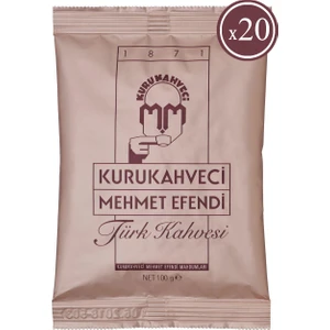Mehmet Efendi Türk Kahvesi 100 gr x 20