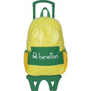 United Colors Of Benetton Çekçekli Okul Çantası 70145 Sarı