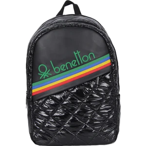 United Colors Of Benetton Kapitone Ilkokul Çantası 70248 Siyah