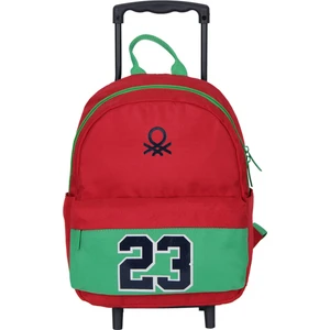 United Colors Of Benetton Çekçekli Anaokulu Çantası 70229 Kırmızı