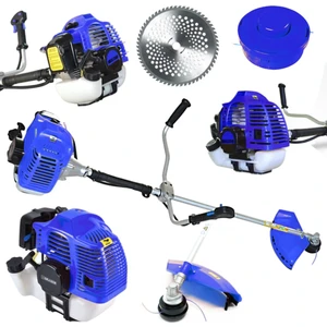 Alman 6 Hp Yan Tipi Benzinli Motorlu Ot Çalı Tırpanı Çim Biçme Makinesi Tirpan M001