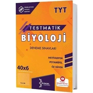 Bilinçsel Yayınları TYT Testmatik Biyoloji Deneme Sınavları 40X6
