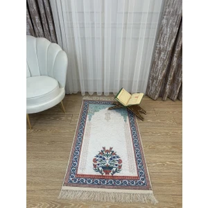 Seccade Yumuşak Kadife Dokusu Kaydırmaz Deri Taban