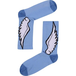 The Socks Company Socks Company Mavi-Bulut Desenli Kadın Çorap