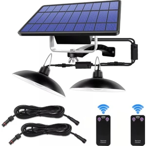 Solar LED Aydınlatma Güneş Enerjili 2 Li Lamba Beyaz Işık