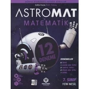 İrrasyonel Yayınları 7. Sınıf Matematik Astromat 12'li Yeni Nesil Deneme