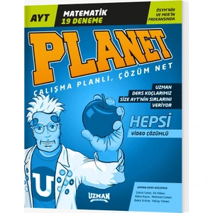 Uzman Yayınları AYT Planet Matematik 19 Deneme Sınavı