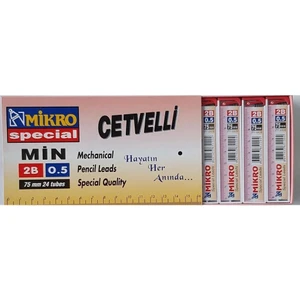Cetvelli 2b Kalem Ucu 75 mm 0.5 - 24 Tüp