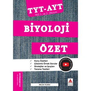 Delta Kültür Yayınevi Tyt Ayt Biyoloji Özet