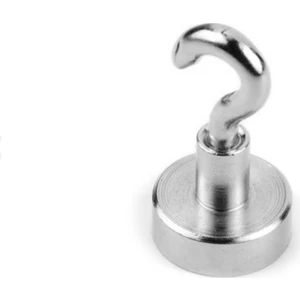 Dünya Magnet 12 mm Pot Mıknatıs - Güçlü Neodyum Askı Kanca Mıknatıs