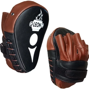 By Leon 1982 Leon Ultimate Hakiki Deri Boks ve Kick Boks El Lapası Ellik Kahverengi