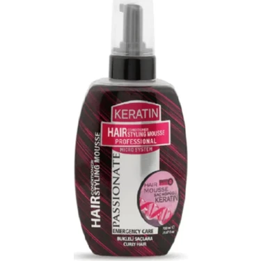 Passionate Keratin Saç Köpüğü Bukleli Saçlar İçin Hacim ve Parlaklık 700