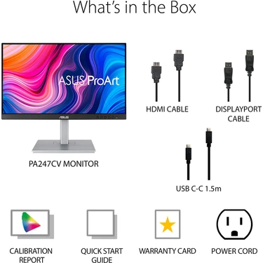 Asus PA247CV Proart 23,8 Fhd IPS Monitor Fiyatı