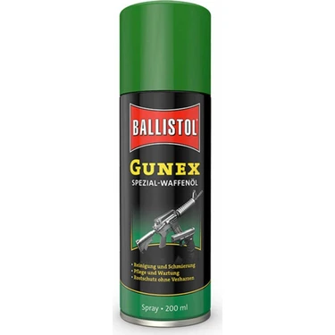 Ballistol Gunex 200 ml Sprey Sılah Bakım Yağı Bey