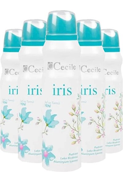 Cecile Iris Deodorant 150 ml x 5