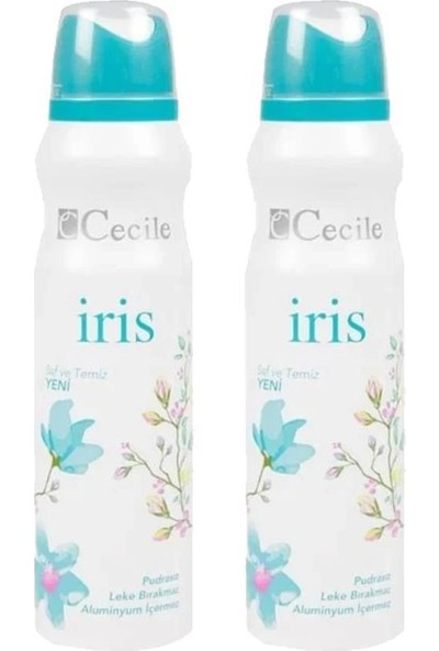 Cecile Iris Deodorant 150 ml x 2