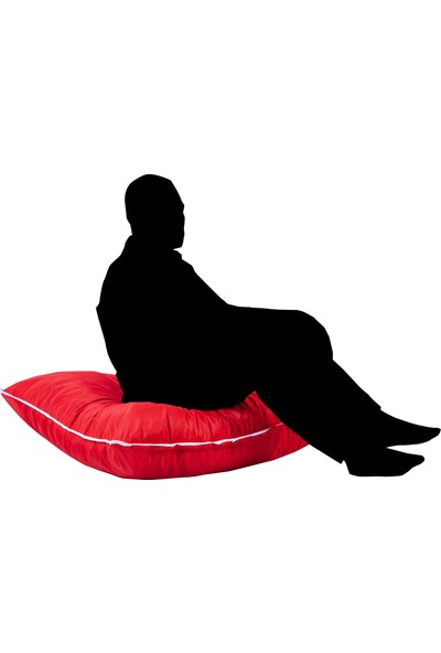 Sunfabric Plaj Minderi Kahverengi - 100 cm x 100 cm + Çanta