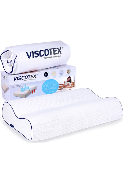 Viscotex Çift Bombeli Visco Yastık VSC001EX2 60X43X14/12