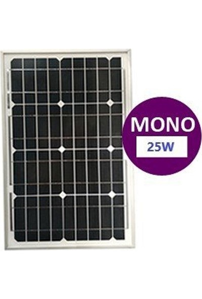 Lexron 25W Monokristal Güneş Paneli