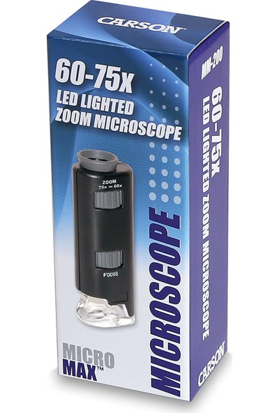 Carson 60X-75X Micromax LED Işıklı Cep Boy Mikroskop (MM-200)
