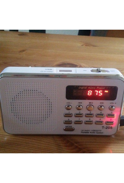 Emrtech EMR-330 Dijital Şarjlı Taşınabilir Radyo