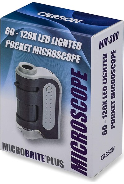 Carson 60X-120X Micromax LED Işıklı Cep Mikroskobu MM-300