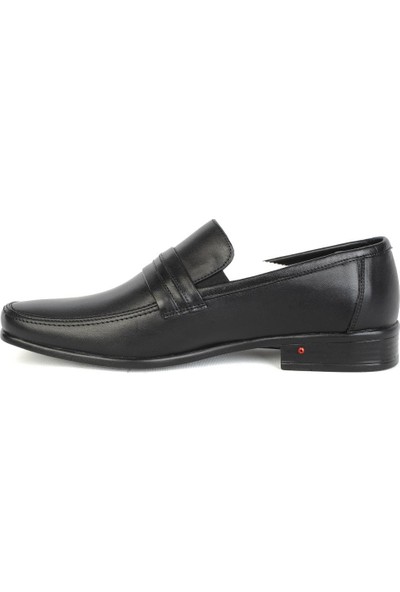 Balayk 1161 Siyah Deri Günlük Erkek Klasik Ayakkabı