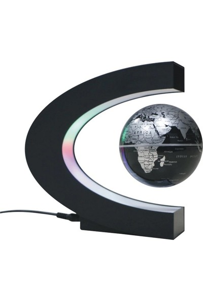 ECE Manyetik Küre Havada Yüzen Dünya LED Işıklı 17.5cm x 17.3cm