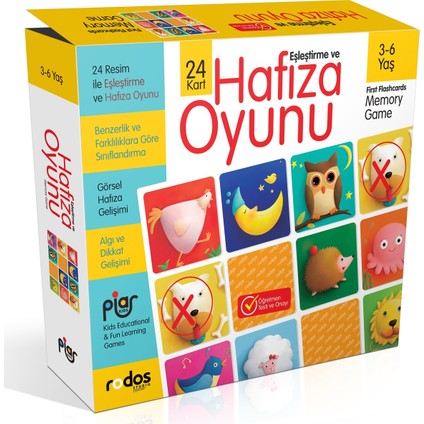 / Eşleştirme ve Hafıza Oyunu 3-6 Yaş