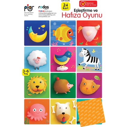 / Eşleştirme ve Hafıza Oyunu 3-6 Yaş modelleri