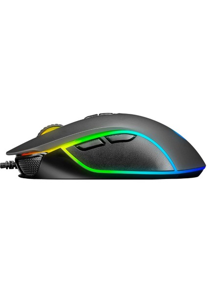 SMX-G65 Alpor USB 7 Tuşlu 7200DPI RGB Ledli Mouse