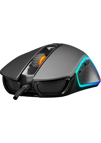 SMX-G65 Alpor USB 7 Tuşlu 7200DPI RGB Ledli Mouse