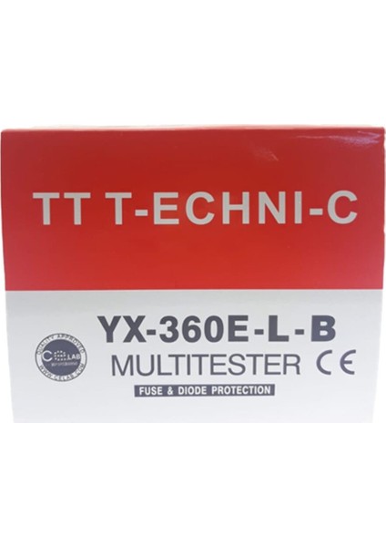 Multimetre Analog - Ölçü Aleti Tt Technic YX-360E-L-B