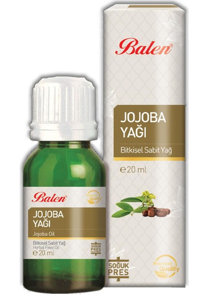 Jojoba Yağı Soğuk Pres 20 ml x 4