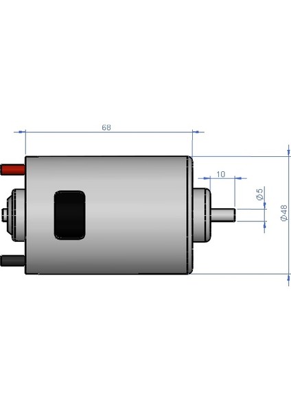 81026 Yüksek Hızlı Dc Motor - 24.000RPM