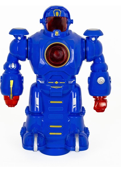 Robot - Oyuncak Robot - Işıklı - Sesli - Hareketli - Mavi - Oyuncak