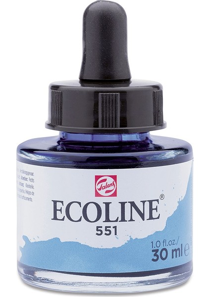 Ecoline Sıvı Sulu Boya 30 ml Sky Blue Light