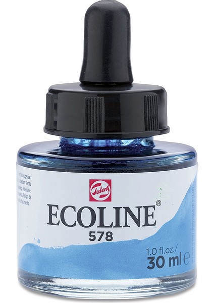 Ecoline Sıvı Sulu Boya 30 ml Sky Blue Cyan