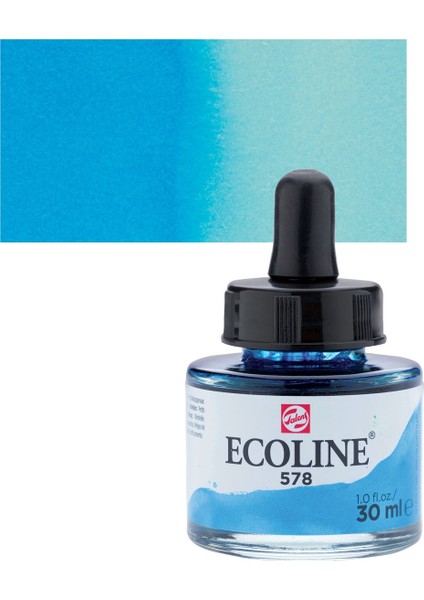 Ecoline Sıvı Sulu Boya 30 ml Sky Blue Cyan modelleri